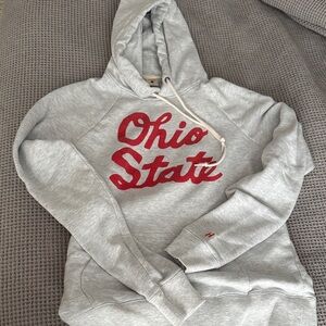 Gray Ohio State Hoodie